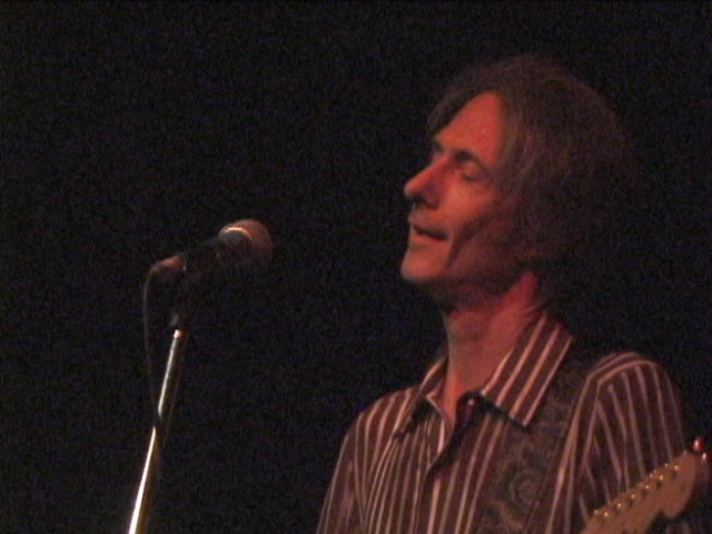 Lenny Kaye Magges CBGB NYC Sep 8 2006 sponsored by WWWhatsup Online Pinstand