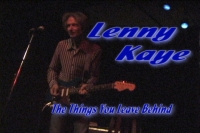 Lenny Kaye - 'The Things You Leave Behind'