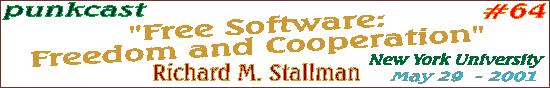 'Free Software: Freedom and Cooperation'