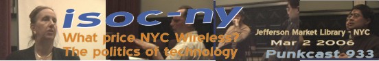 'What Price New York City Wireless: The Politics of Technology'