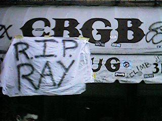 RIP Ray - CBGB'S